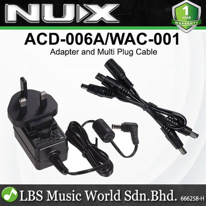 NUX ACD-006A 9V Switching Power Supply Adapter apply for Boss Dunlop MXR Zoom Electro Harmonic TC Electronic (ACD006A)