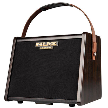 NUX AC-25 Stageman 25 Watt Portable Battery Powered Acoustic Guitar Speaker Amplifier with Bluetooth Amp (AC25)
