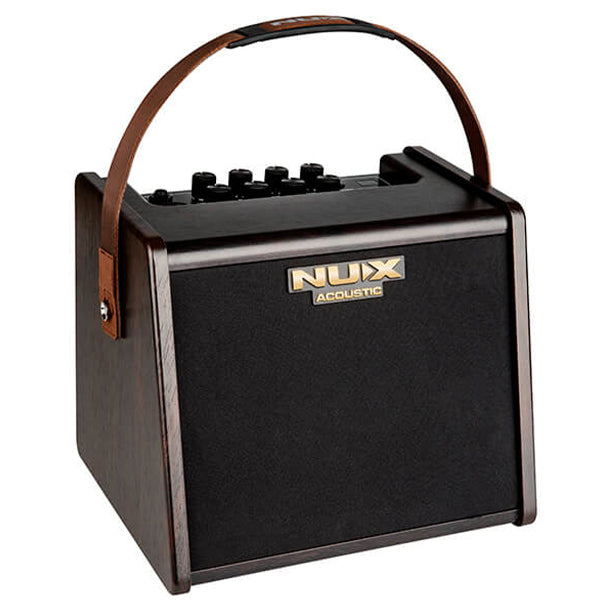 NUX AC-25 Stageman 25 Watt Portable Battery Powered Acoustic Guitar Speaker Amplifier with Bluetooth Amp (AC25)