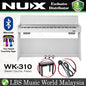 NUX WK-310 88 Key Digital Piano White Smart Pianos with Self Learning Apps (WK310 WK 310)
