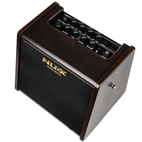 NUX AC-25 Stageman 25 Watt Portable Battery Powered Acoustic Guitar Speaker Amplifier with Bluetooth Amp (AC25)