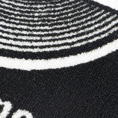 NUX Drum Rug - 130cm X 130cm Anti Slip Drum Carpet for Acoustic or Electric Drumkit (Black)