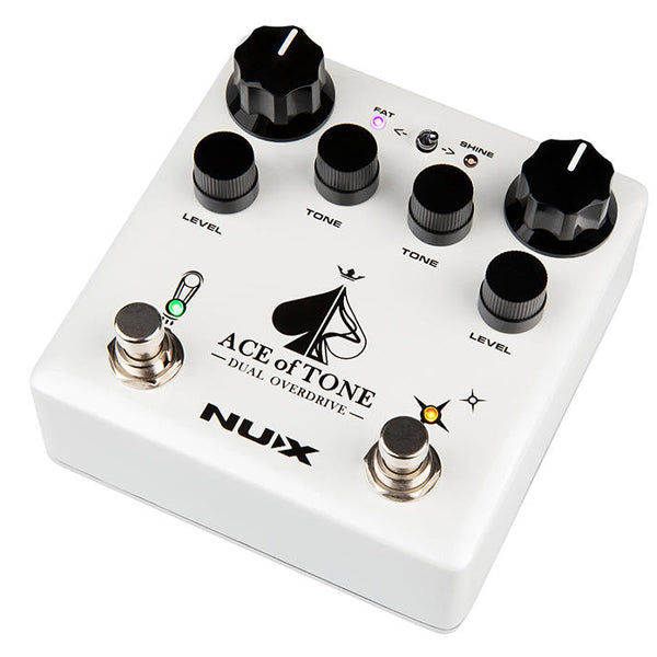 NUX NDO-5 Verdugo Series Ace Of Tone Dual Overdrive Guitar Effects Pedal (NDO5 NDO 5)