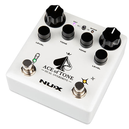 NUX NDO-5 Verdugo Series Ace Of Tone Dual Overdrive Guitar Effects Pedal (NDO5 NDO 5)