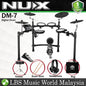 NUX DM-7 5-Piece Digital Electronic Drum Set with Mesh Head (DM7)
