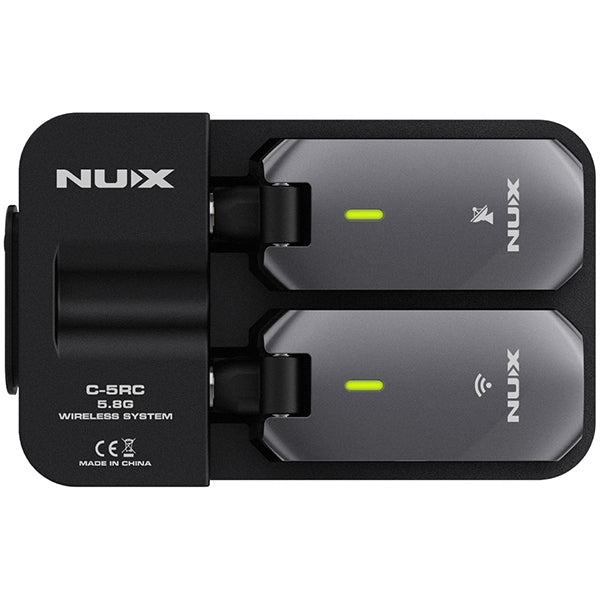 NUX C-5RC 5.8GHz Guitar Wireless System Transmitter and Receiver with Charging Case (C5RC C 5RC)