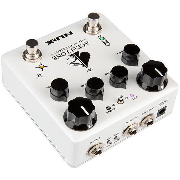 NUX NDO-5 Verdugo Series Ace Of Tone Dual Overdrive Guitar Effects Pedal (NDO5 NDO 5)