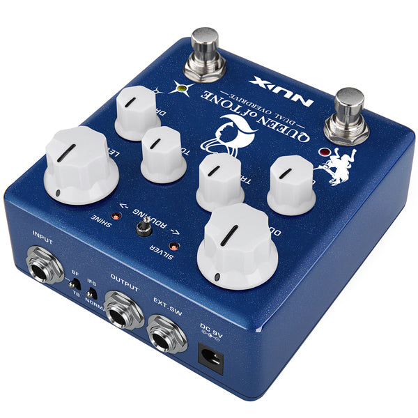 NUX NDO-6 Queen of Tone Dual Overdrive Guitar Effect Pedal stimulate Horseman and Morning Star (NDO6 NDO 6)