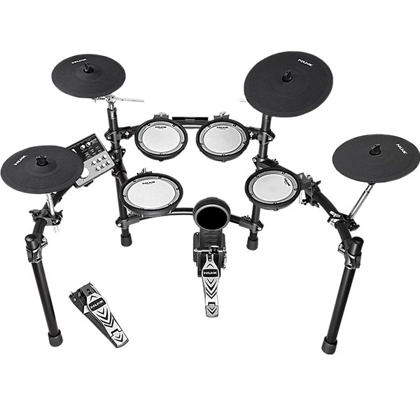 NUX DM-7 5-Piece Digital Electronic Drum Set with Mesh Head (DM7)