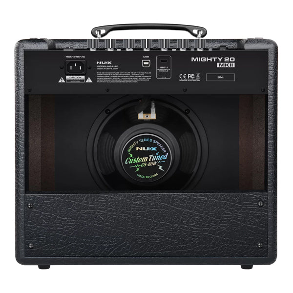 Nux Mighty 20 MKII 20Watt Modelling Digital Portable Electric Guitar Amp Amplifier Speaker