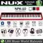 Nux NPK-10 88 Key Smart Digital Piano with Grand Hammer Action 3 Stand and Throne (NPK10 NPK 10)