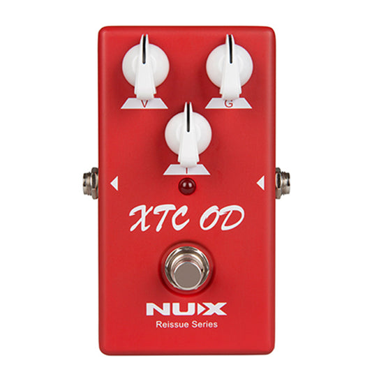 Nux XTC OD 9V Overdrive Reissue Series Guitar Effects Pedal Dynamic Distortion Effect with True Bypass