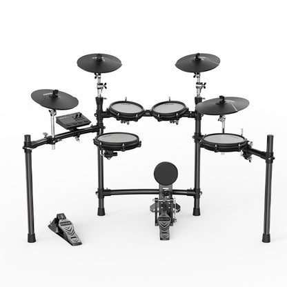 Nux DM-310 Full Set Digital Electronic Drum with Bluetooth and Dual Mesh Head (DM310)