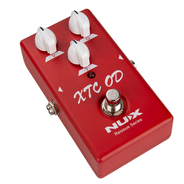 Nux XTC OD 9V Overdrive Reissue Series Guitar Effects Pedal Dynamic Distortion Effect with True Bypass