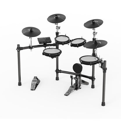 Nux DM-310 Full Set Digital Electronic Drum with Bluetooth and Dual Mesh Head (DM310)