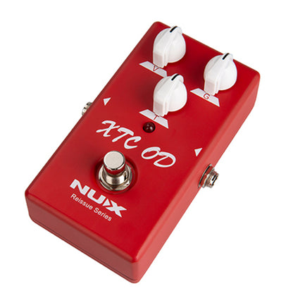 Nux XTC OD 9V Overdrive Reissue Series Guitar Effects Pedal Dynamic Distortion Effect with True Bypass