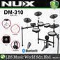 Nux DM-310 Full Set Digital Electronic Drum with Bluetooth and Dual Mesh Head (DM310)