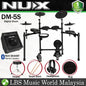 Nux DM-5S Digital Drum Set Professional Bundle Electric Drum With Amp (DM5S)