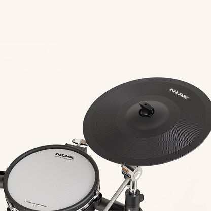 NUX DM-8 5 Piece Professional Digital Electronic Drum Set with Remo Mesh Head (DM8 DM 8)