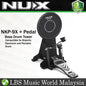 NUX NPK-9X Digital Drum Kick Pad with Optional Pedal - Compatible with Yamaha DD75 (DD-75)