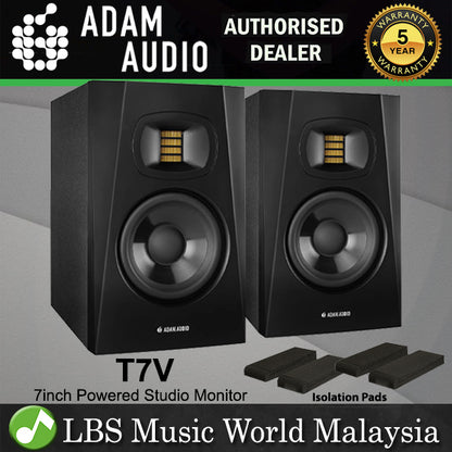 ADAM Audio T8V 70 Watt 8 Inch Active Powered Studio Speaker Nearfield Monitor - Pair