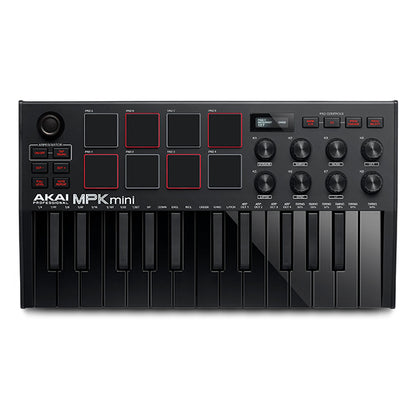 Akai Professional MPK Mini MK3 25 Key Midi Keyboard Controller with 8 Pad and 8 Knob with Protool (MKiii)
