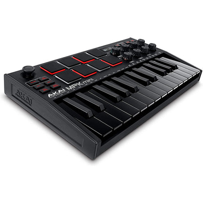 Akai Professional MPK Mini MK3 25 Key Midi Keyboard Controller with 8 Pad and 8 Knob with Protool (MKiii)