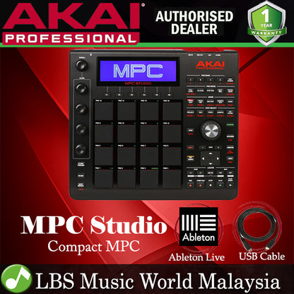 Akai Professional MPC Studio Music Production Midi Controller and MPC Software