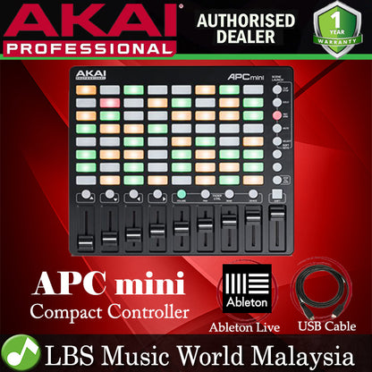 Akai Professional APC Mini Ableton Live Controller Midi with 8 x 8 Pad Button