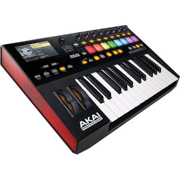 Akai Professional Advance 25 Keyboard USB Midi Controller Semi Weighted Keybed with 8 Knob