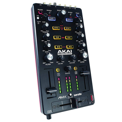 Akai Professional AMX Mixing Surface for Serato DJ Pro Midi Controller 2 Deck Mix Audio Interface