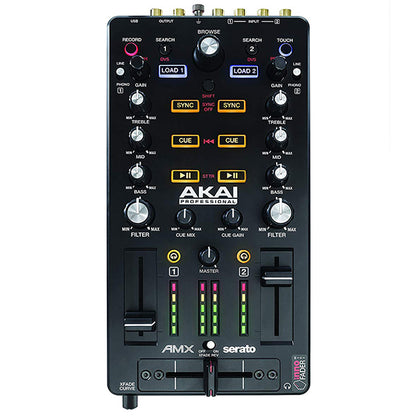 Akai Professional AMX Mixing Surface for Serato DJ Pro Midi Controller 2 Deck Mix Audio Interface