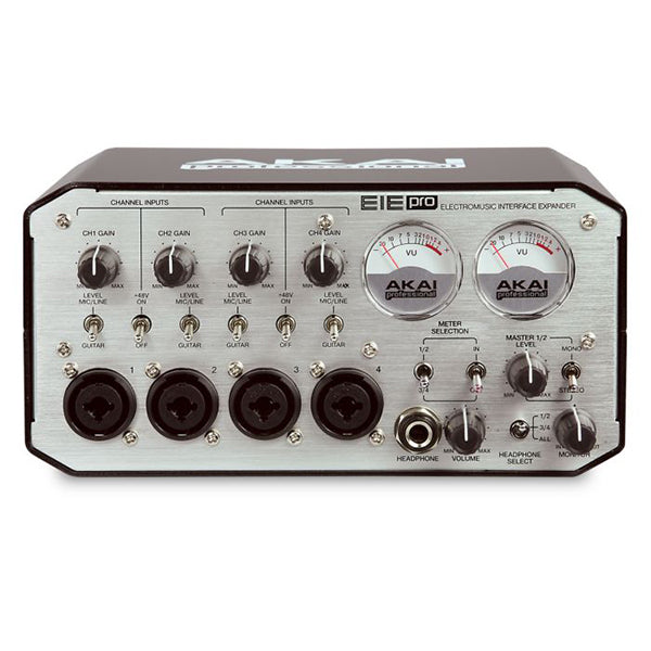 Akai Professional EIE Pro 4 X 4 USB Audio Interface with VU Meters and Zero-latency Input Monitoring