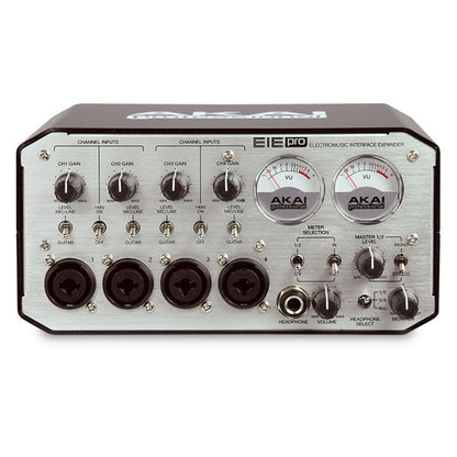 Akai Professional EIE Pro 4 X 4 USB Audio Interface with VU Meters and Zero-latency Input Monitoring