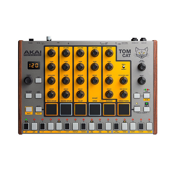 Akai Professional Tom Cat Analog Drum Machine With Built-in Percussion Voices