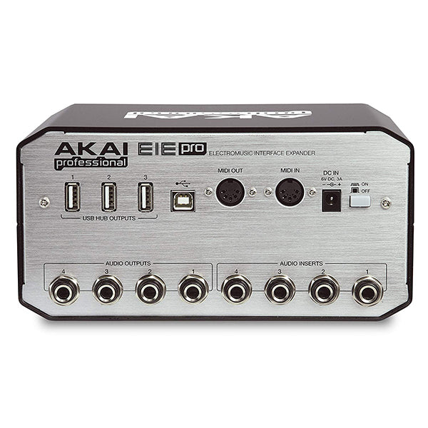 Akai Professional EIE Pro 4 X 4 USB Audio Interface with VU Meters and Zero-latency Input Monitoring