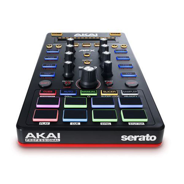 Akai Professional AFX Controller for Serato DJ Midi 4 Deck Controller with 9 Knob and 8 MPC Pad