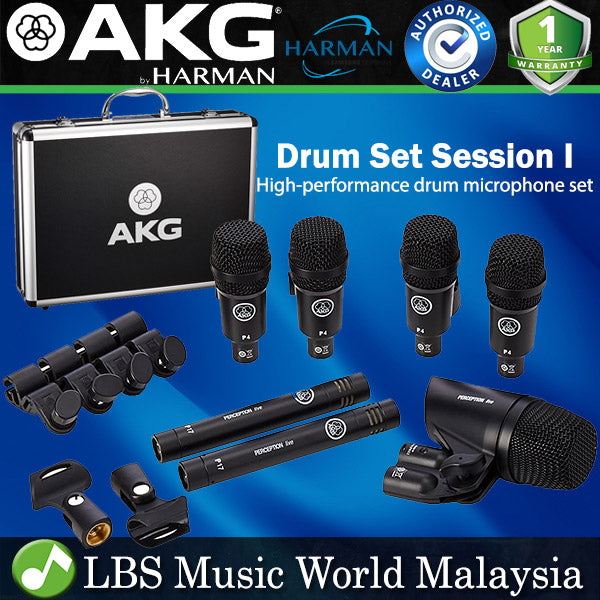 AKG Drum Session I High Performance Drum Microphone Set (Drumset Session 1 Mic)