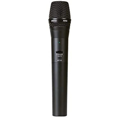 AKG DMS100 Pro Audio Digital Wireless Microphone System with SR100 Stationary Receiver and HT100 Handheld Microphone (DMS 100)