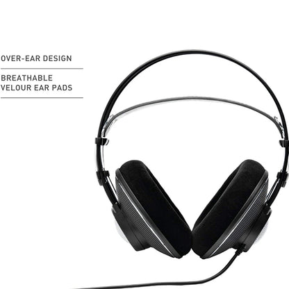 AKG K612 Pro Audio Open Back Monitoring Reference Headphones (K-612  K 612)