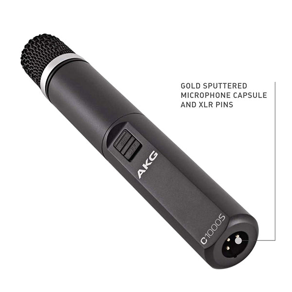 AKG C1000 S Pro Audio MK4 Small Diaphragm Condenser Microphone (C 1000 S  C1000S Mic)