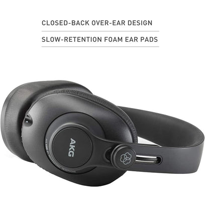 AKG K361-BT Pro Audio Bluetooth Over Ear and Foldable Studio Wireless Headphones (K361BT K361 BT)