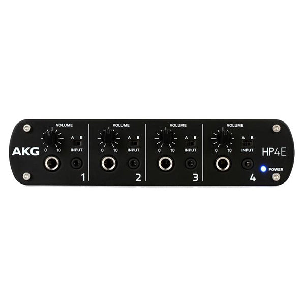 AKG HP4E Pro Audio 4 Channel Headphone Amplifier (HP-4E HP 4E)