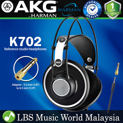 AKG K702 Pro Audio Open back Reference Studio Headphones (K-702 K 702)