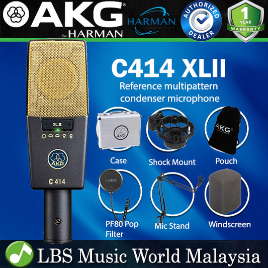 AKG C414 XLII Pro Audio Large Diaphragm Condenser Microphone (C414XLII)
