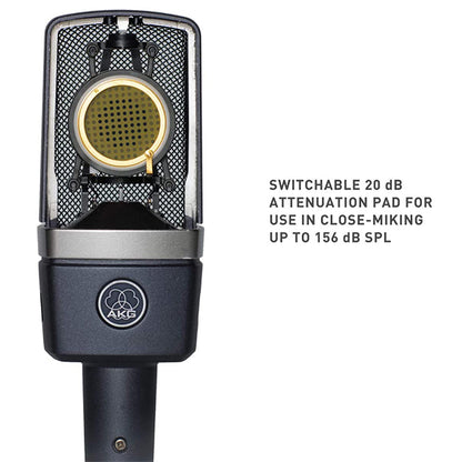 AKG C214 Pro Audio Mic Large Diaphragm Condenser Microphone (C-214  C 214)