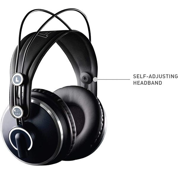 AKG K271 MKII Pro Audio Closed Back Studio and Live Headphones with Mute (K-271 K 271 MK2)