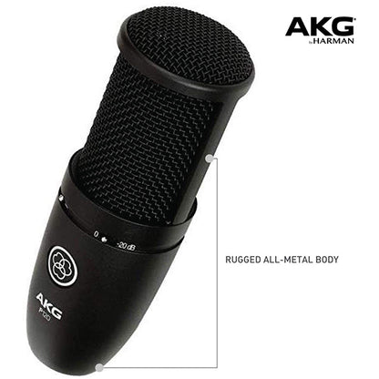 AKG P120 Large Diaphragm Condenser Microphone with Cardioid Polar Mic Pattern (P-120 P 120)