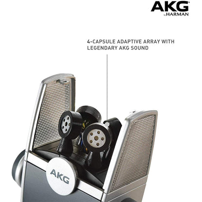 AKG Pro Audio LYRA Ultra HD Multi Pattern USB Condenser Microphone (C44-USB C44USB C44 Mic)