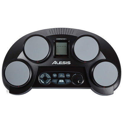Alesis CompactKit 4 Pad Portable Electronic Tabletop Drum Set Kit (Compact Kit 4)